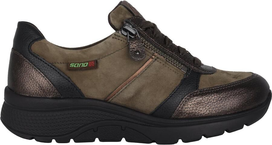 Mephisto Sano Izae dames rollende wandelsneaker Bruin