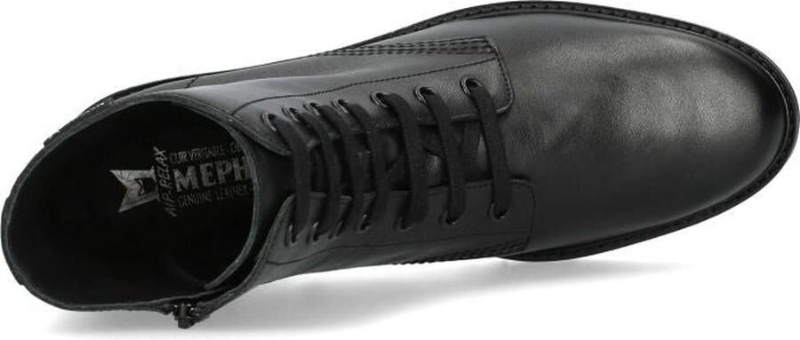 Mephisto Zwarte leren enkellaars voor dames - Foto 3