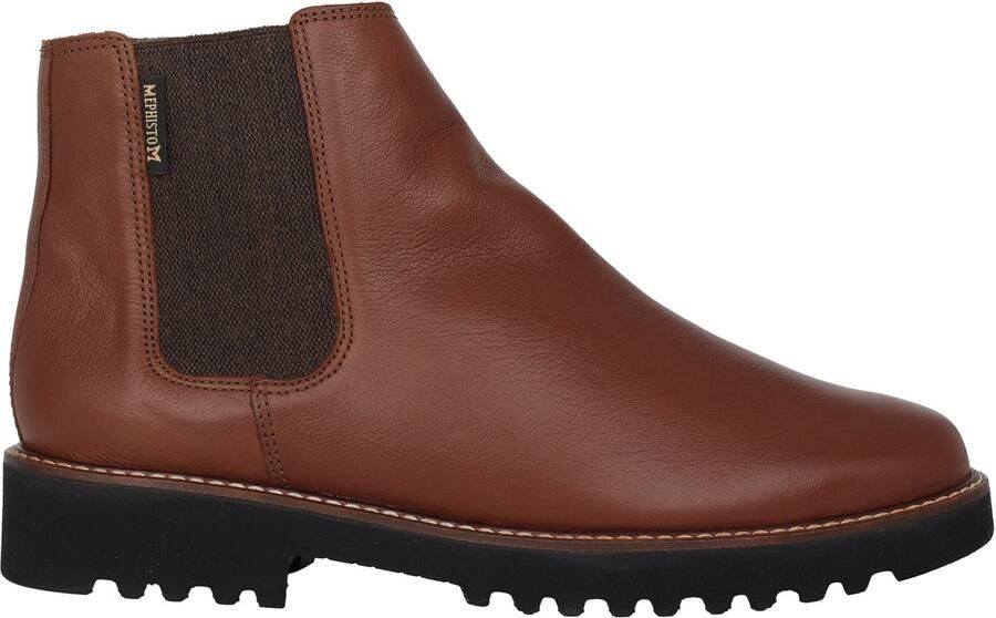 Mephisto Bruine Dames Enkellaars met Soft-Air Technologie