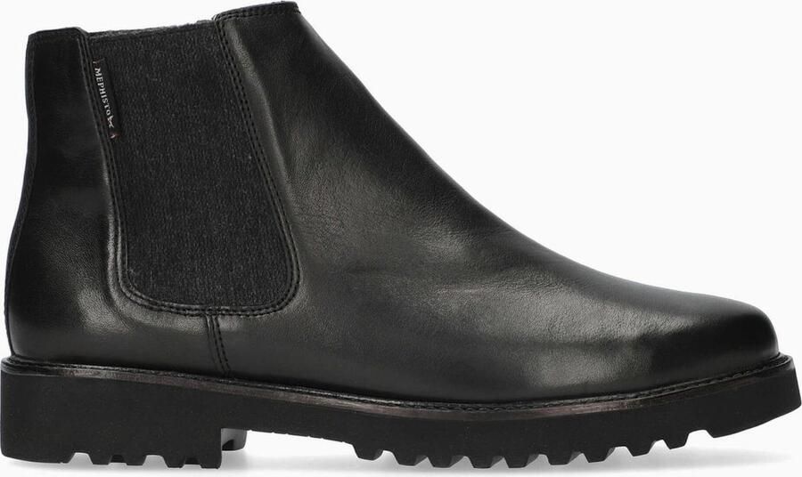 Mephisto Zwarte Leren Enkellaarzen voor Dames - Foto 2
