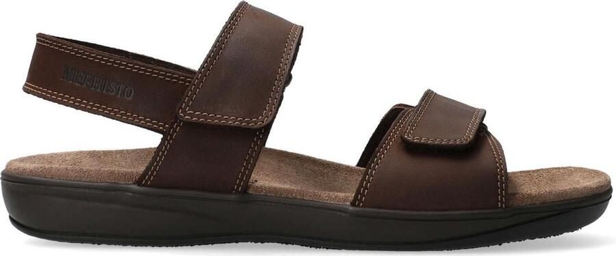 Mephisto SIMON heren sandaal donkerbruin - Foto 4