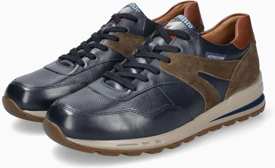 Mephisto Sneaker Byron Navy Blauw