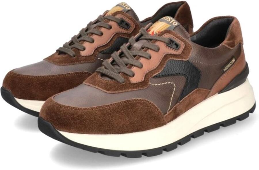 Mephisto Heren Veterschoenen Cruz Chestnut Donkerbruin - Foto 2