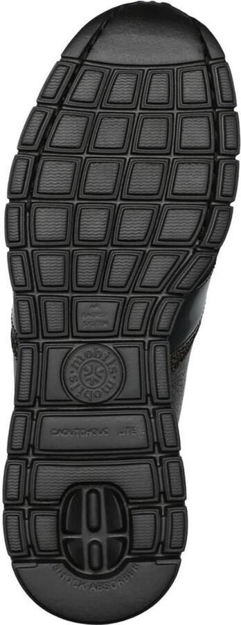 Mephisto Dames platte schoen van suède leer zwart grijs Black Dames - Foto 2