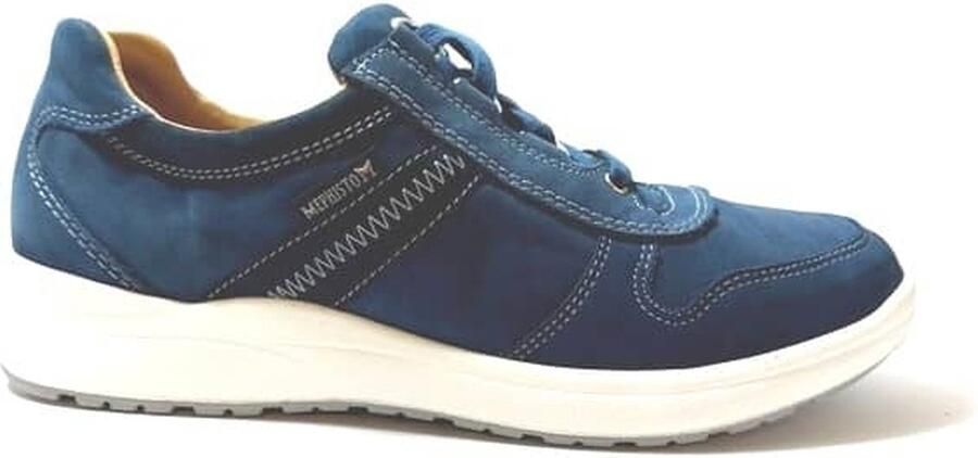 Mephisto Blauwe Vrijetijds Veterschoenen voor Dames