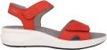 Mephisto Rode Nubuck Leren Sandaal - Rood