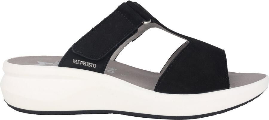 Mephisto Zwarte Sandaal met Schuifband