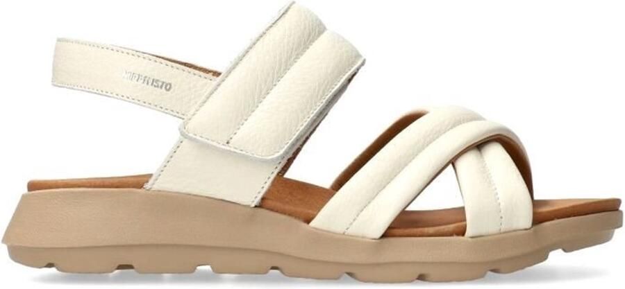 Mephisto Sportieve Witte Sandaal Velcro Sluiting