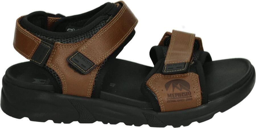 Mephisto Sandaal Tito Chestnut Heren Sandalen Bruin Zwart - Foto 9