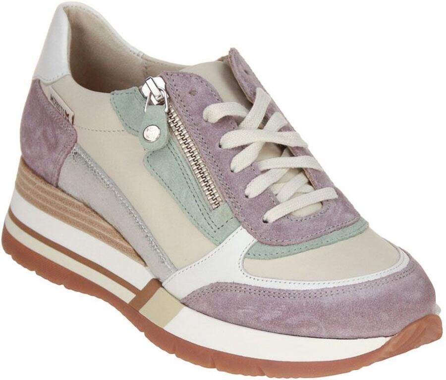 Mephisto Tiziana Beige-Roze Sneaker