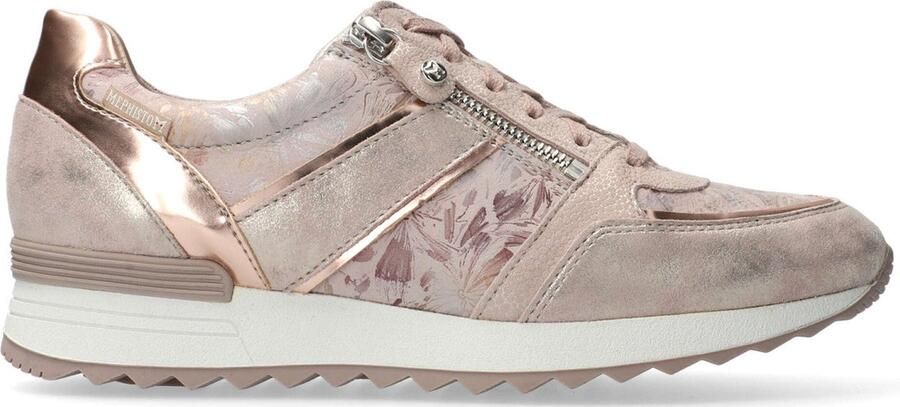 Mephisto Dames Sneaker Leer Mix Nude - Foto 4