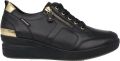 Mephisto Wide Fit Dames Sneakers Zwart - Zwart
