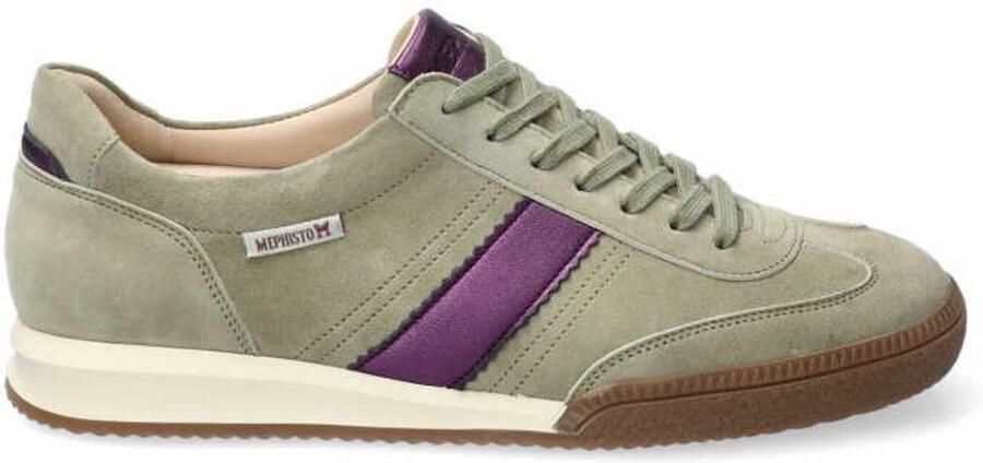 Mephisto unisex veterschoenen kaki