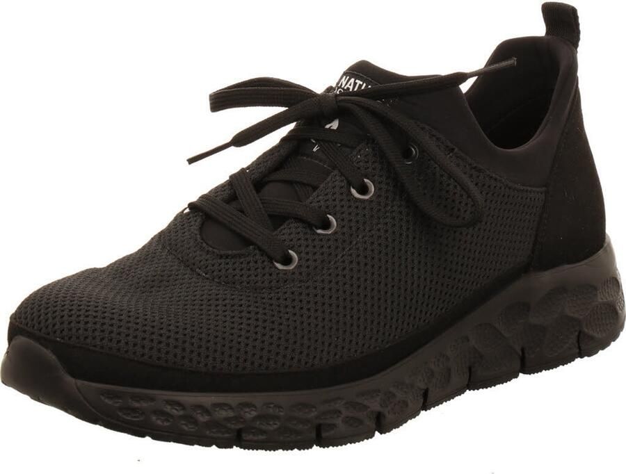Mephisto Zwarte Sneaker Comfortabel en veelzijdig