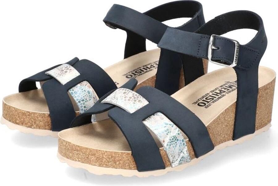 Mephisto Elegante Verana Sleehak Sandaal Blue Dames - Foto 2