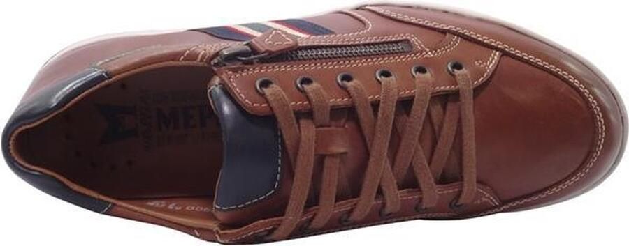 Mephisto Lisandro Sneakers Hazelnut Bruin Leer Verwisselbaar Voetbed 10 44½ - Foto 8