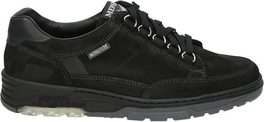 Mephisto Zwarte damessneakers met veters