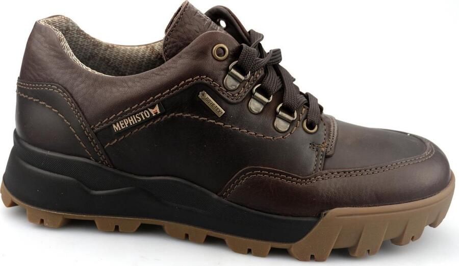 Mephisto WESLEY GT (GORE-TEX) Heren Veterschoen Kastanjebruin WATERDICHT - Foto 6
