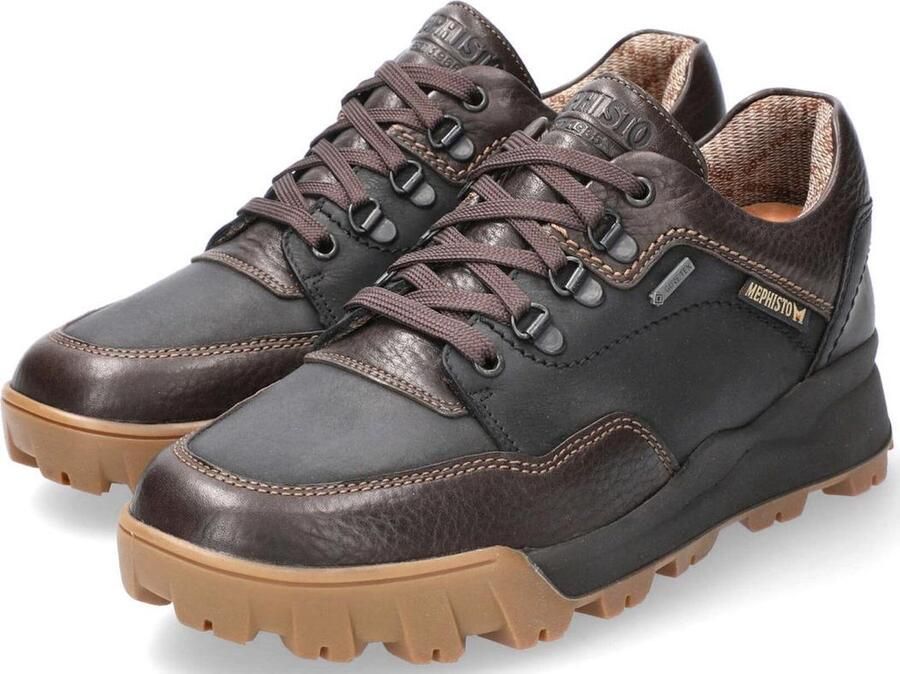 Mephisto WESLEY GT (GORE-TEX) Heren Veterschoen Kastanjebruin WATERDICHT - Foto 3