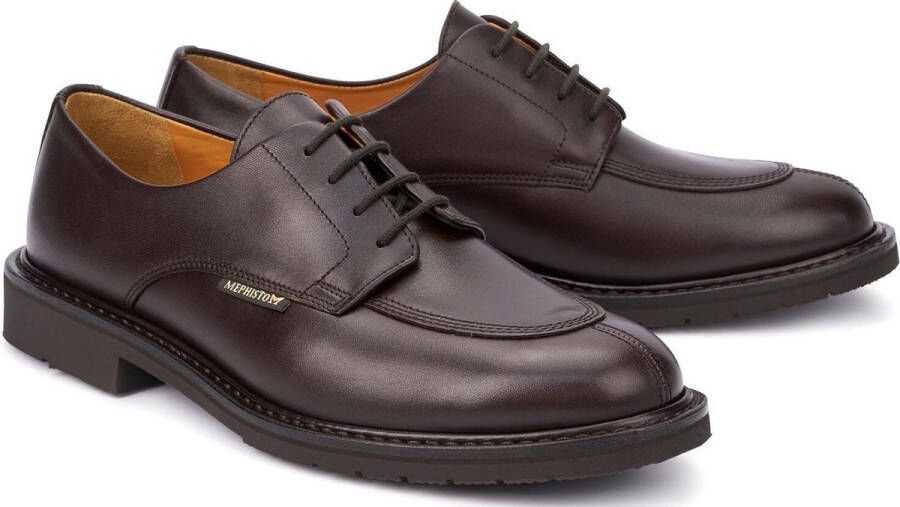 Mephisto Stijlvolle Herenschoen met Veters Brown Heren