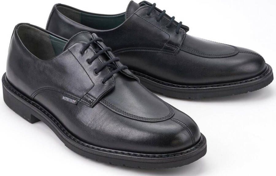 Mephisto MIKE handgemaakte heren veterschoen zwart
