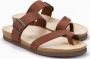 Mephisto Mobils DOUGLAS Heren Teenslipper Extra Breed Kastanjebruin - Thumbnail 1