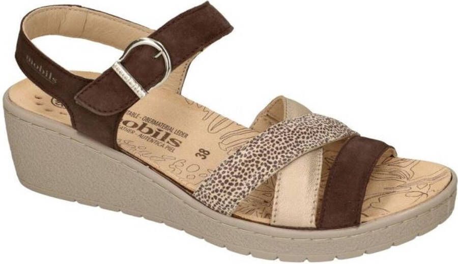 Mephisto PIETRA~VEL P~~~~~~~~~~~~~~~~~ Sandalen met hakDames Sandalen Bruin