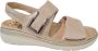 Mephisto Mobils Lalia Leren Dames Sandalen Goud - Thumbnail 1