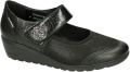 Mobils Ergonomic Mobils Ergonomi Dames zwart ballerina's & mocassins - Zwart