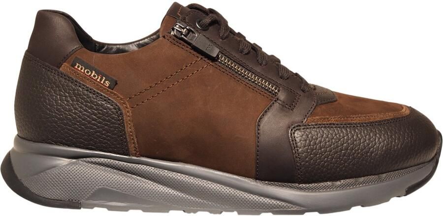 Mephisto mobils ISAAC Vrije tijdsschoenen Heren veterschoen Heren sneakersCasual Bruin