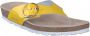 Mephisto Gele Leren Sandaal voor Dames Yellow Dames - Thumbnail 1