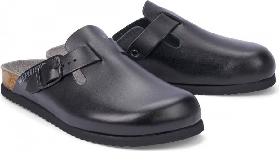 Mephisto NATHAN heren muiltje sandaal zwart