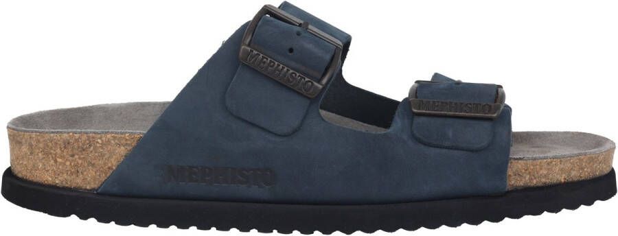 Mephisto Nerio heren sandaal blauw