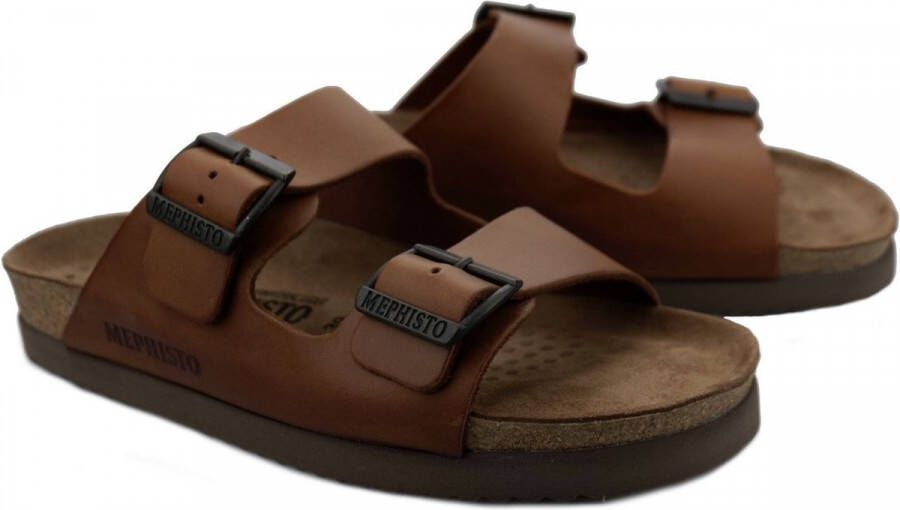 Mephisto Comfortabele Nerio Herensandaal Brown Heren