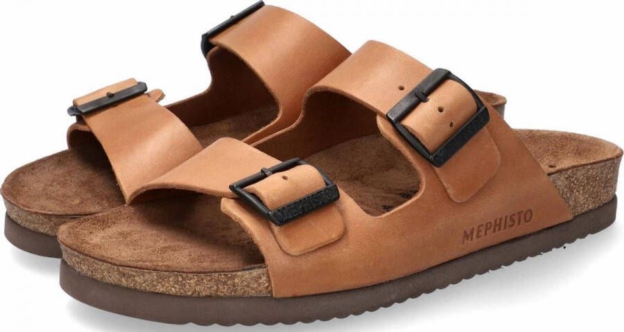 Mephisto Comfortabele Nerio Herensandaal Brown Heren