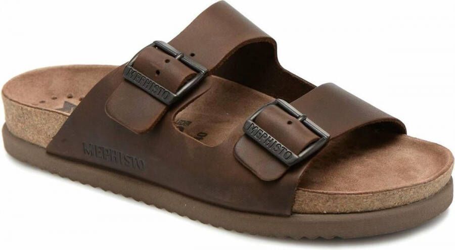 Mephisto Stijlvolle Herensandaal Brown Heren