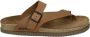 Mephisto NIELS SCRATCH Volwassenen Heren slippersVaderdag Kleur: Cognac - Thumbnail 1