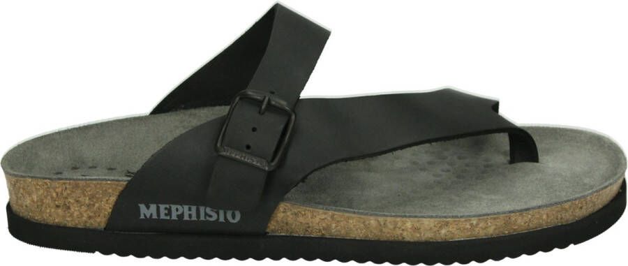 Mephisto NIELS SCRATCH Volwassenen Heren slippers Kleur: Zwart