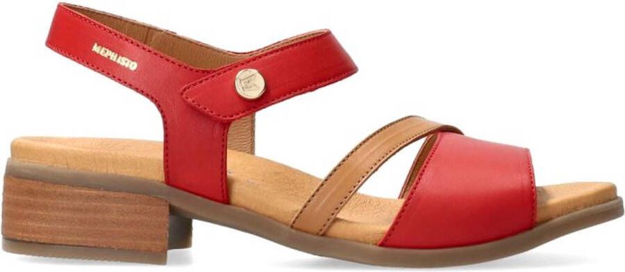 Mephisto Stijlvolle dames sandaal met Soft-Air tussenzool Red Dames