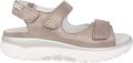 Mephisto Comfortabele rollende sandaal voor vrouwen in taupe - Bruin