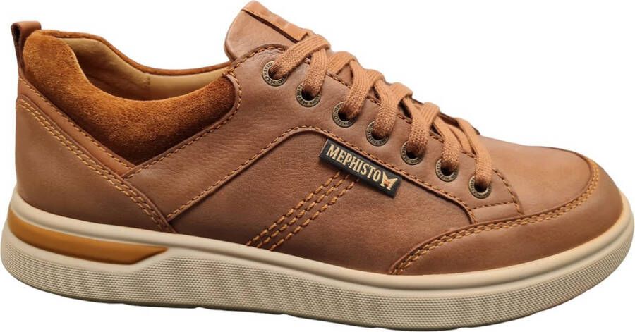 Mephisto Oliver Nevada hazelnut Heren Sneakers Bruin