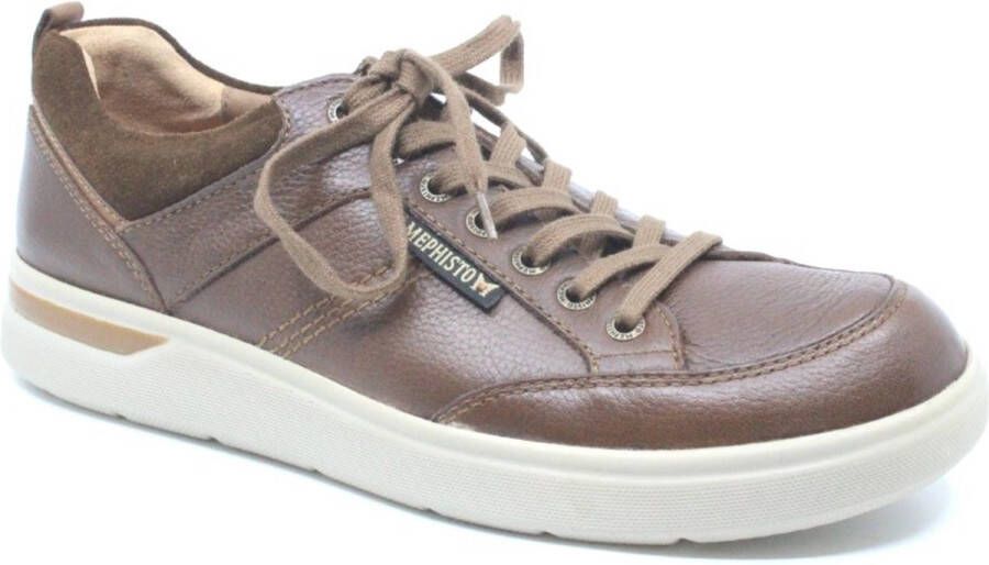 Mephisto OLIVIER NEVADA 1535 3658 6135 Cognacbruine heren leren sneakers