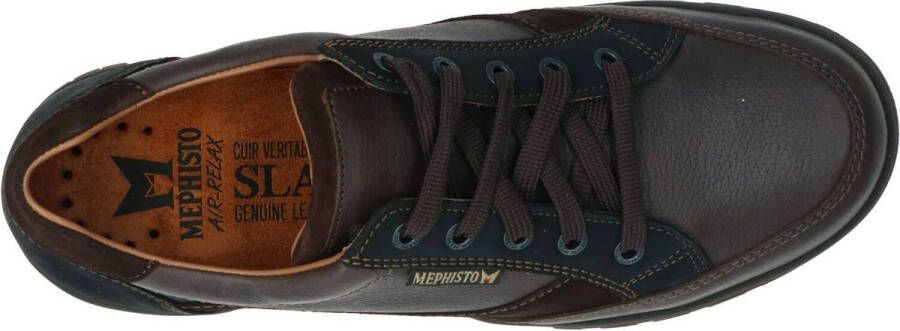 Mephisto PACO~NEVADA~~~~~~~~~~~~~~~~~~~ Vrije tijdsschoenen Heren veterschoen Heren sneakersCasual Bruin