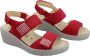 Mephisto Mobils PAM SPARK dames Sandaal Rood EXTRA BREED - Thumbnail 1
