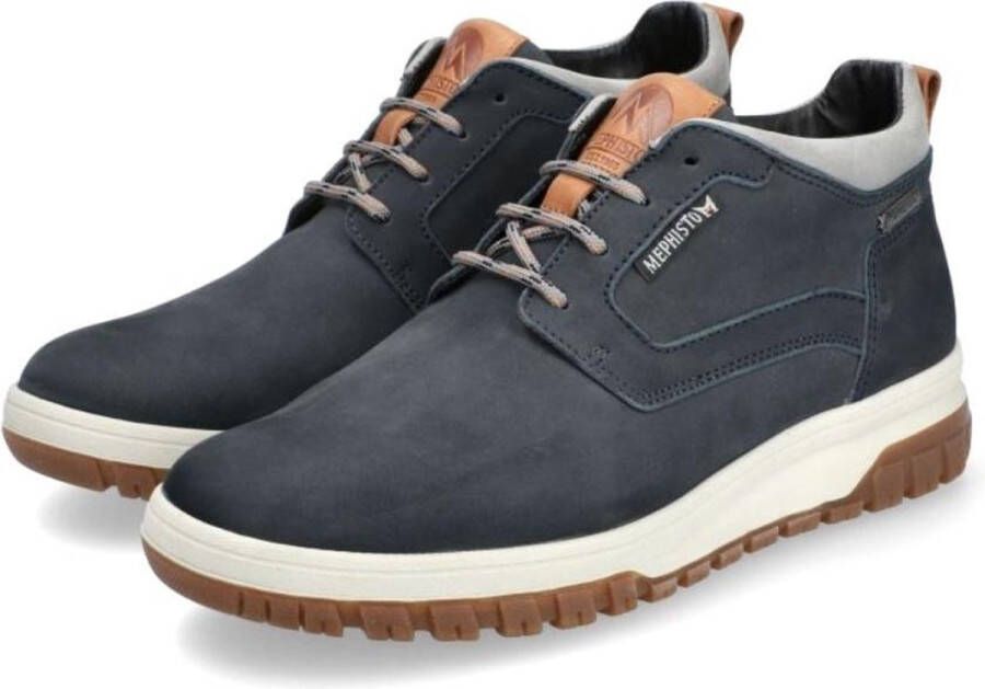 Mephisto Pedro heren laars blauw waterdicht