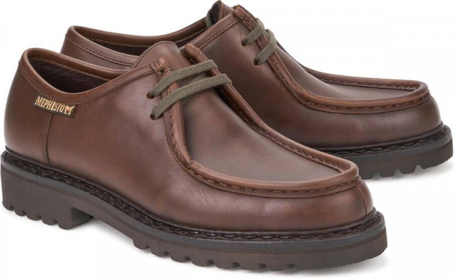 Mephisto PEPPO handgemaakte heren veterschoen bruin