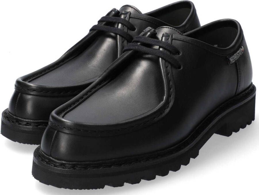 Mephisto PEPPO heren veterschoen handgemaakt zwart