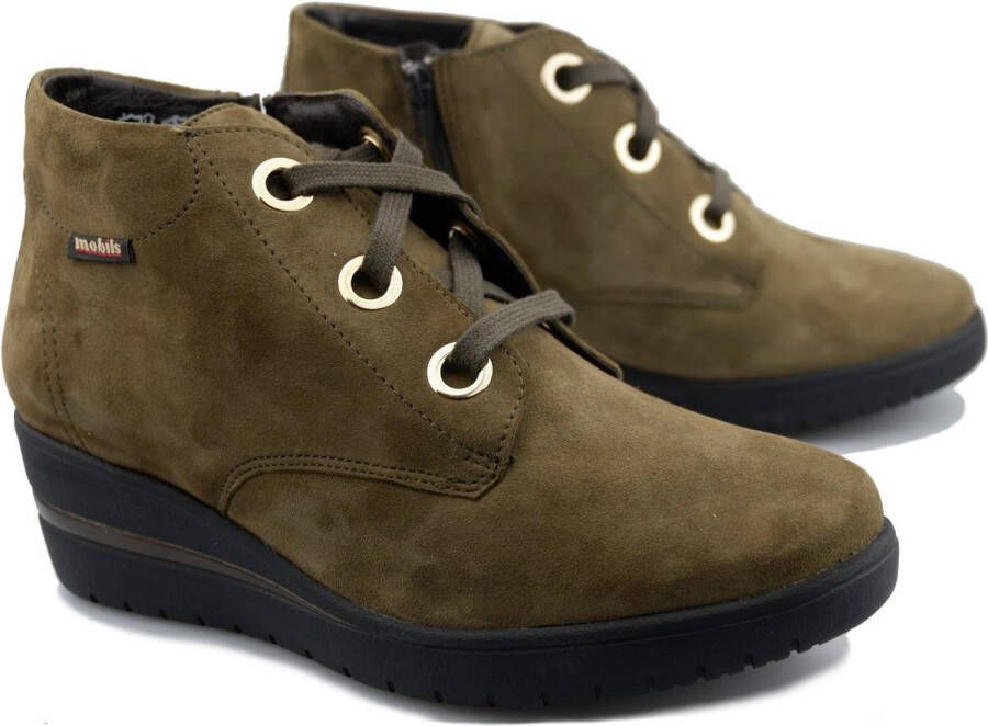 Mephisto Mobils PERYNE dames enkellaars Extra Breed groen