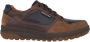 Mephisto Heren Veterschoen Bruin Blauw Leer Suède Waterbestendig Brown Heren - Thumbnail 4