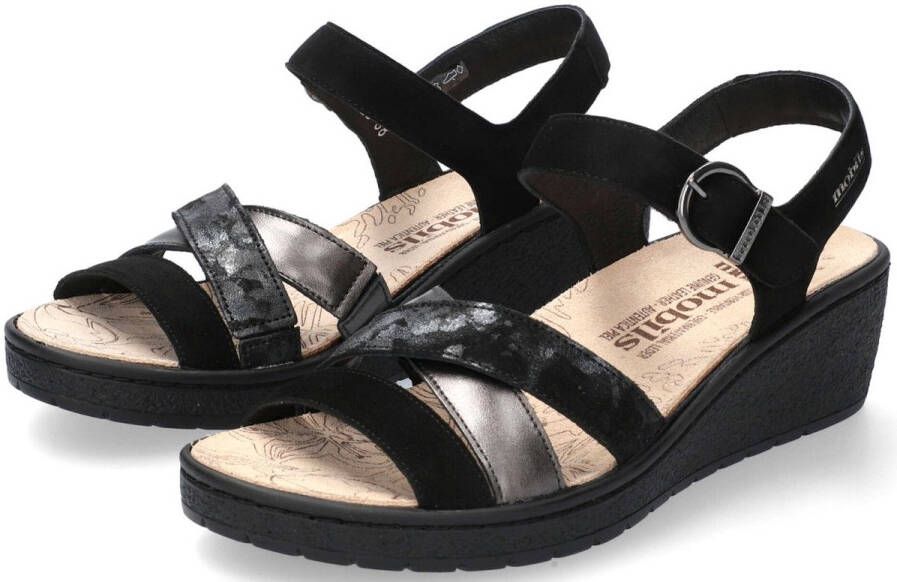 Mephisto Stijlvolle Pietra Sandaal voor Dames Black Dames